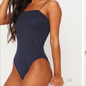 Navy Strap Bodysuit